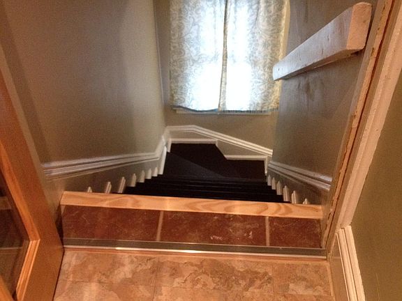 Stairwell to outdoor deck