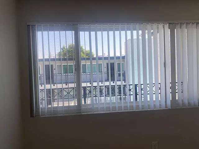 Unit #206 View to Courtyard/Pool area