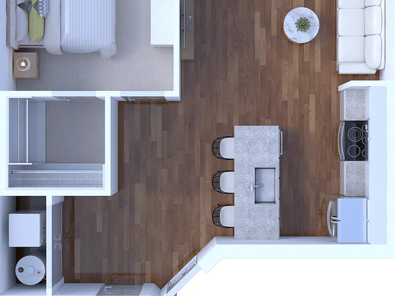 1 Bedroom/1 Bathroom-682/695 1 Bedroom/1 Bathroom-682/695
