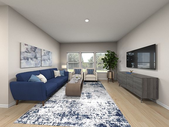 Virtually Staged Living Room