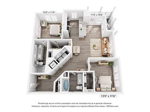 Floor plan B2A Live Local