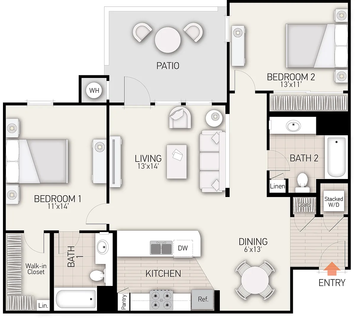 Floor plan Plan I