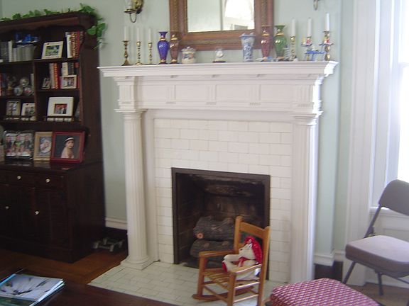 first floor fireplace