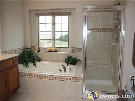 Master Bath whirlpool and shower
