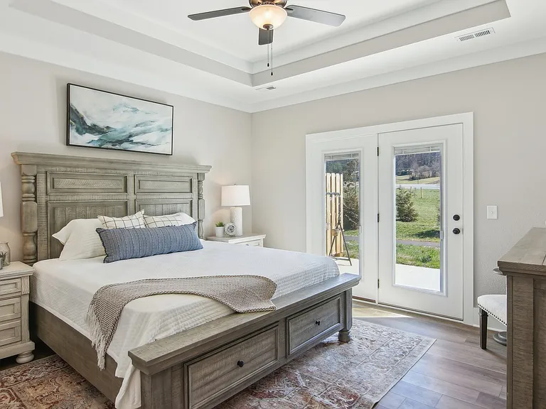 Spacious bedrooms designed for comfort and natural light