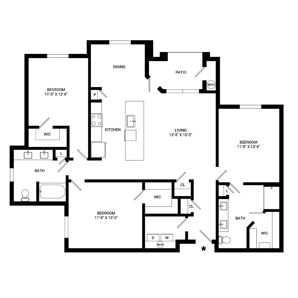 Floor plan Guadalupe