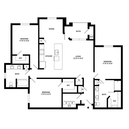Floor plan Guadalupe