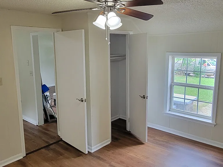 Primary bedroom with closet