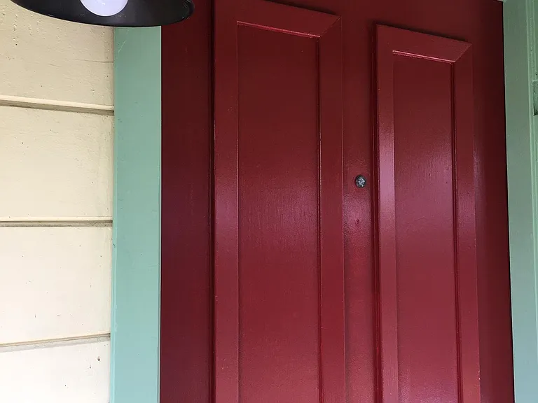 Front door.
