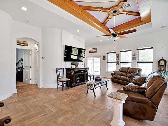 Notice the detailed woodwork throughout the house