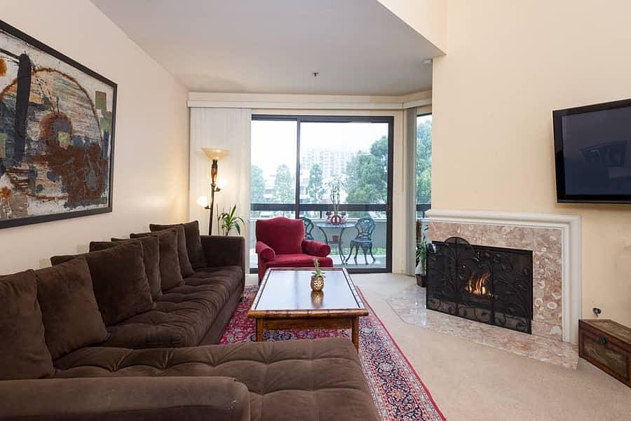 Living Room with Fireplace.