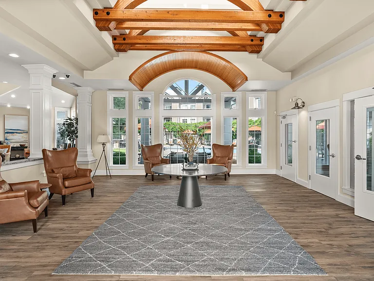 A welcoming clubhouse designed for comfort