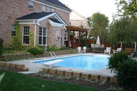 What a pool, it is a salt water pool, great for the skin and hair!
