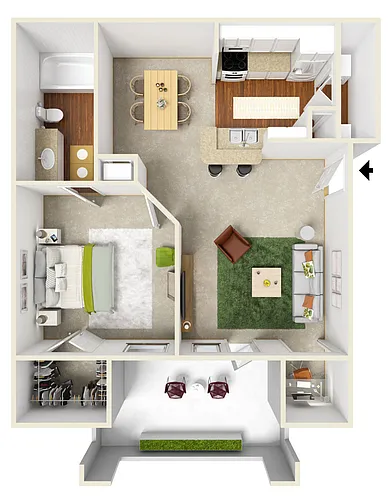 Floor plan Saltillo