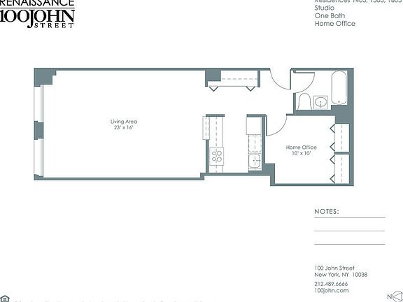 2nd image of 100 John St APT 1605