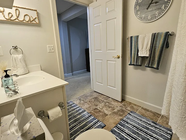 Full bath with tub and shower