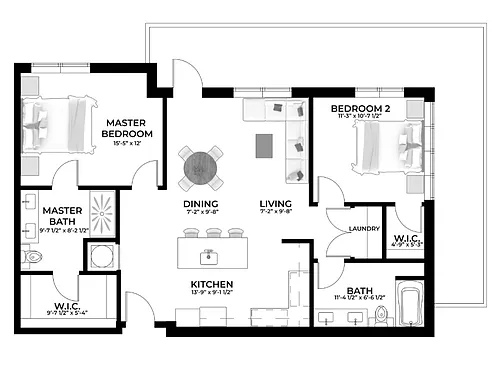 Floor plan B2