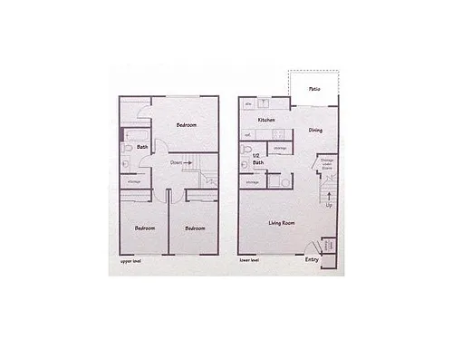 Floor plan 3 Bedroom