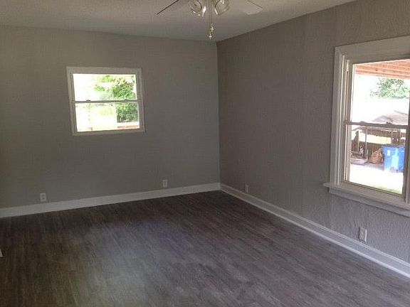 From front door looking in living room area