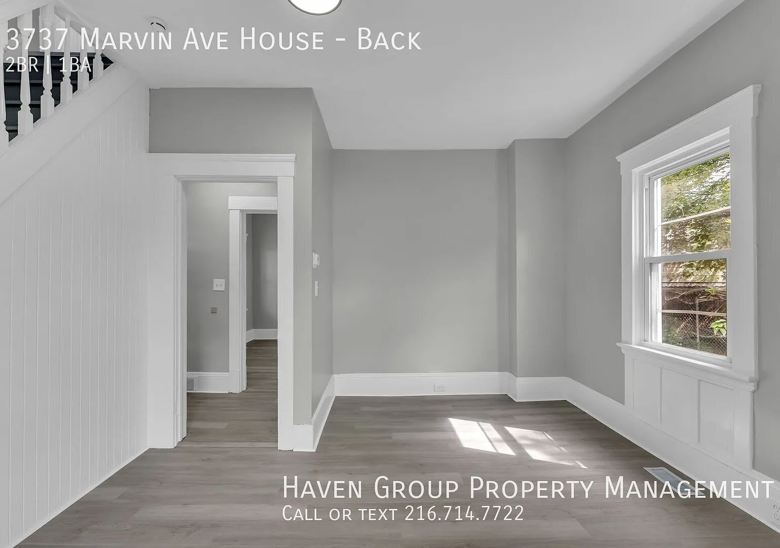 3735 (3737) Marvin Ave | Back House, Cleveland, OH 44109 - Spacious 2-bed 1-bath multi-family — Photo 4