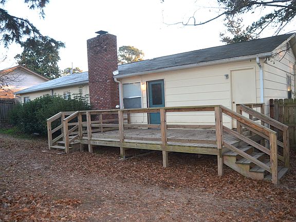 Large Woodedn Deck