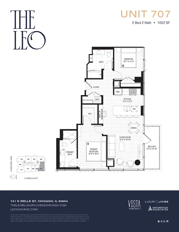 Floor plan 707