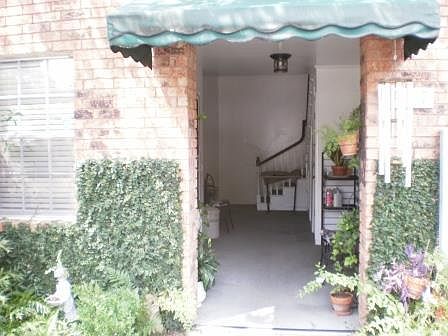 Back entrance to unit