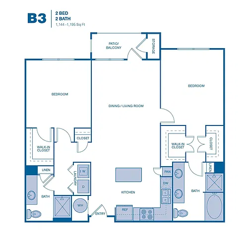 Floor plan B3 Upgrade