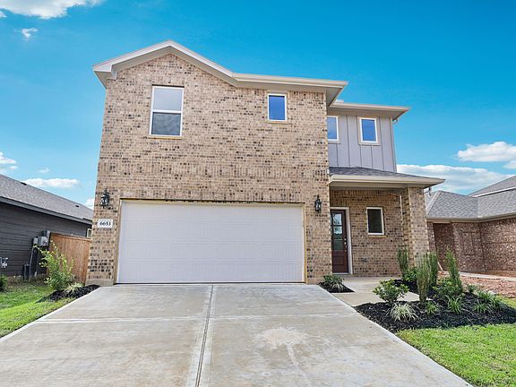 The exterior of a home in Montgomery Oaks, TX.
