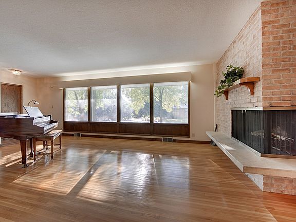 Gleaming hardwood floors