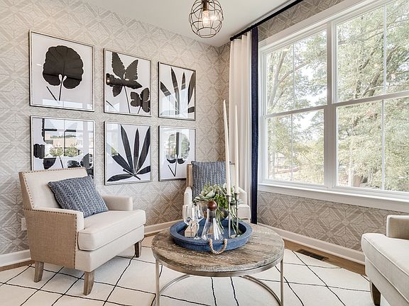 Private sunroom off kitchen