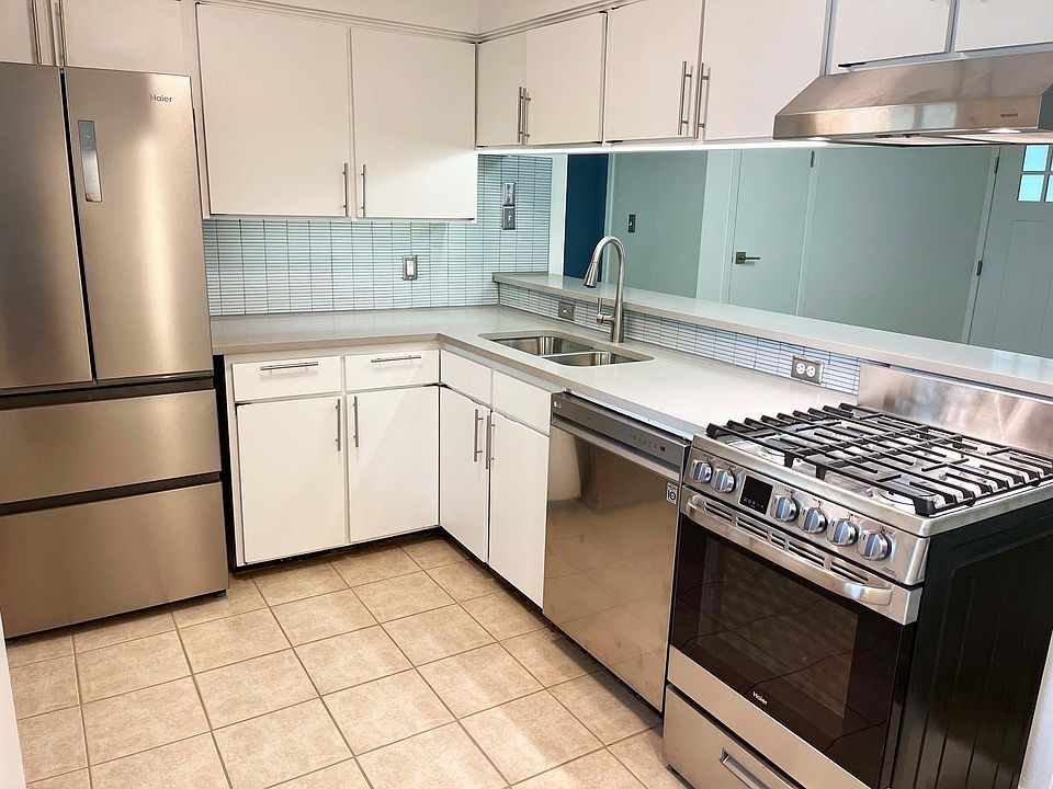 Brand new appliances and countertop, with undercounter lighting for detailed the detailed culinary artist in you.