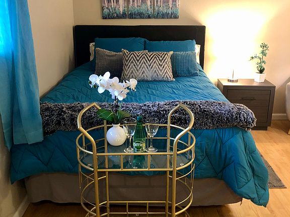 Get your best rest in Big comfy bed and bedroom waiting for you.