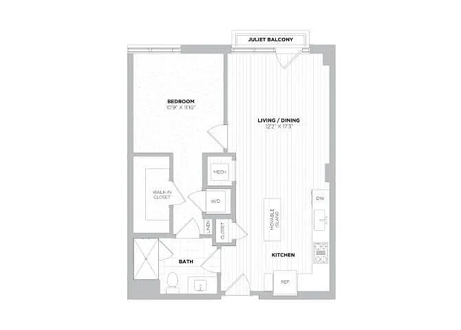Floor plan Dylan 1A.6
