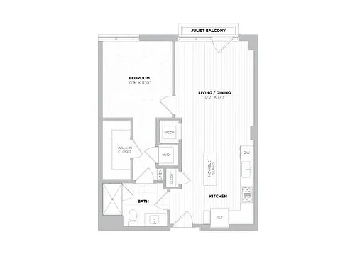 Floor plan Dylan 1A.6