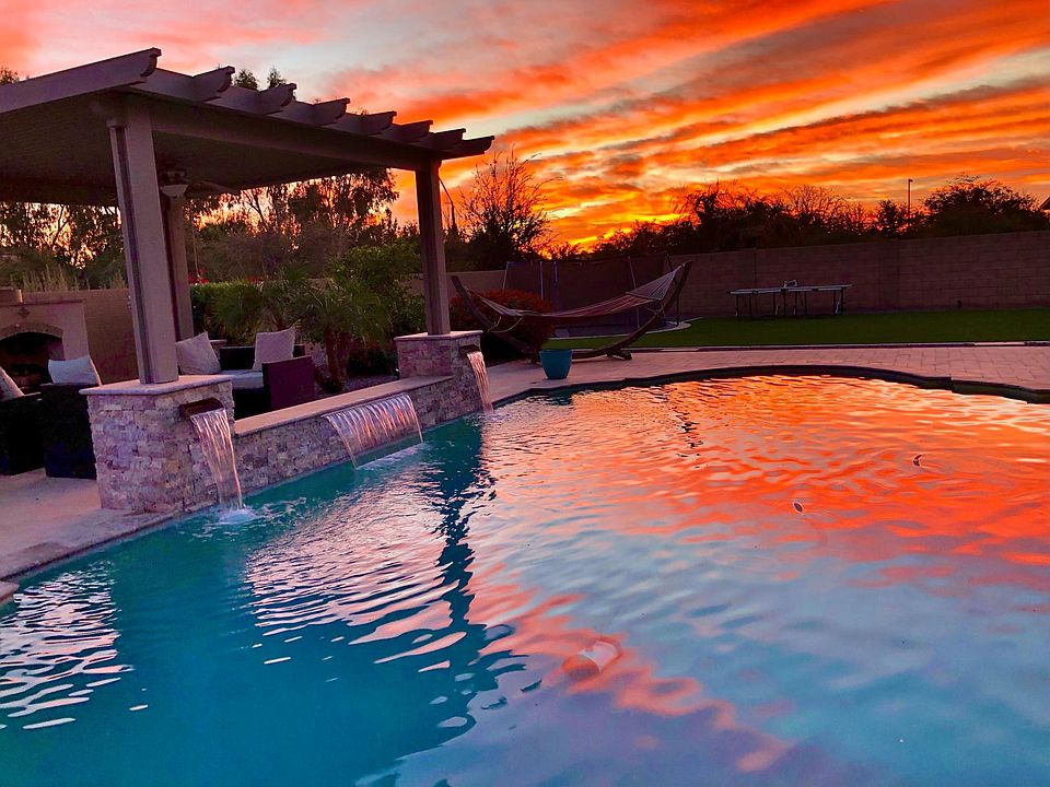 AZ is famous for their sunsets--and you have a enviable view from your own backyard