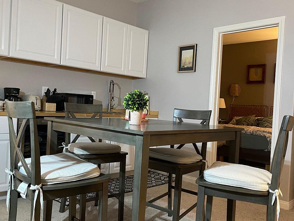 living room with kitchenette