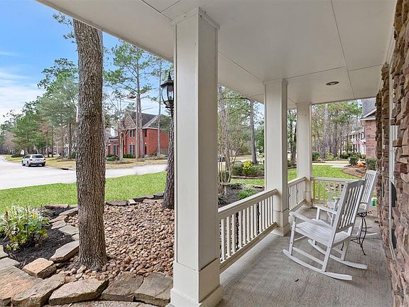 The front porch welcomes family and friends.