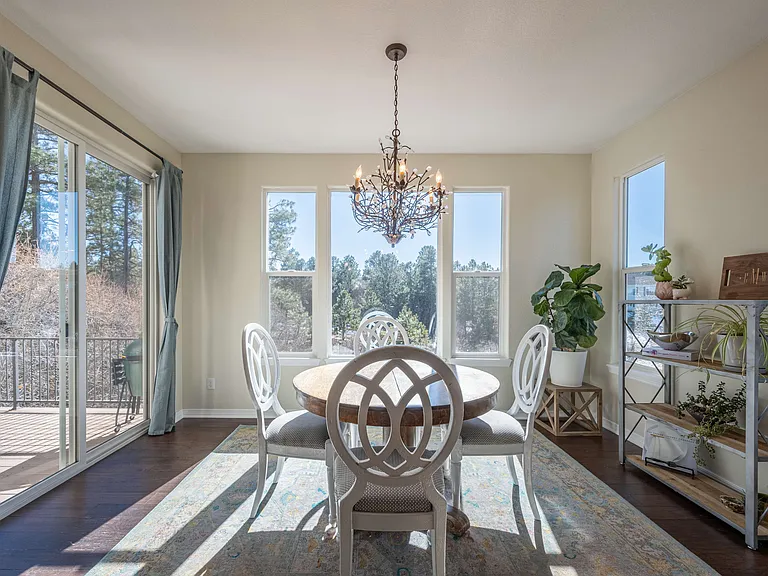 Gorgeous views from kitchen table