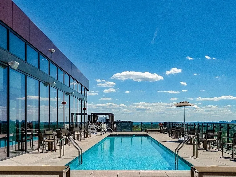Relax poolside on a hot summer day