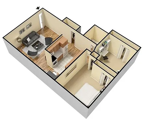 Floor plan 2br