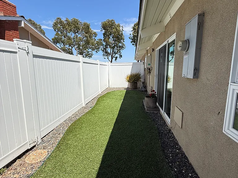 Side Yard off Primary Bedroom