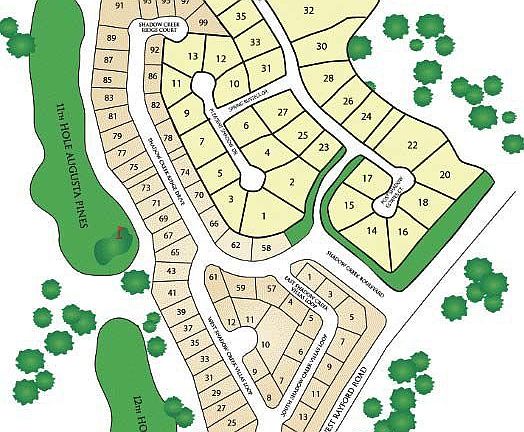 Shadow Creek Platt of Neighborhhood