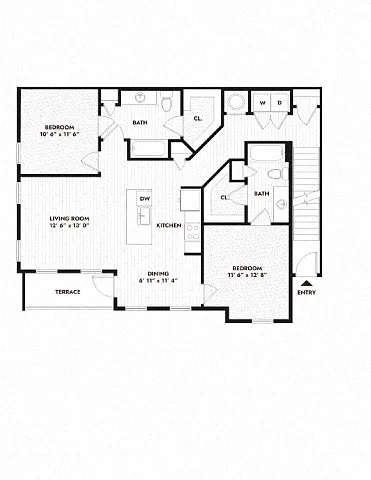 Floor plan 2B