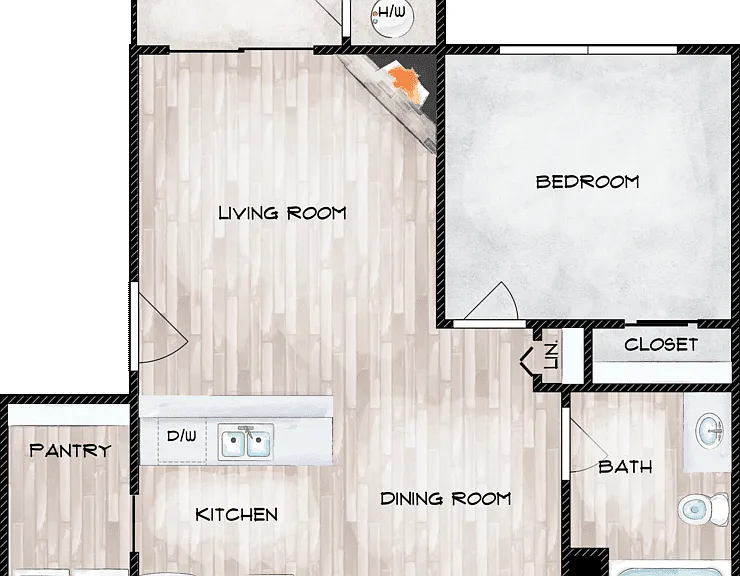 The Villa Floorplan Diagram