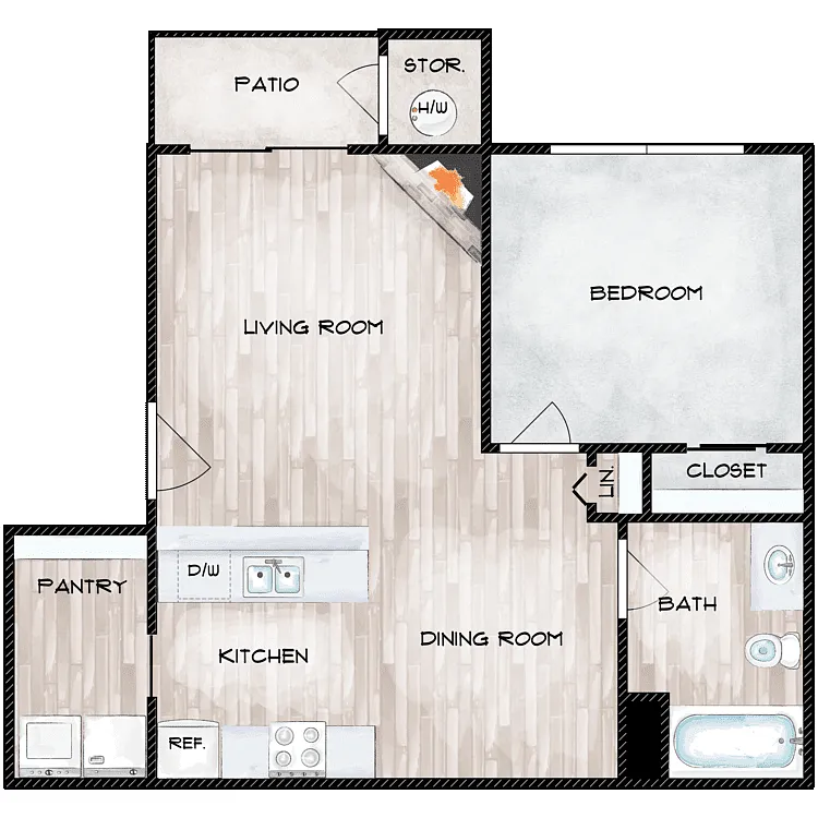 Floor plan The Villa