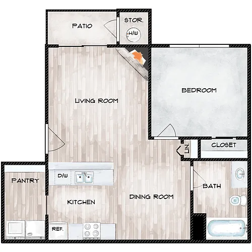 Floor plan The Villa