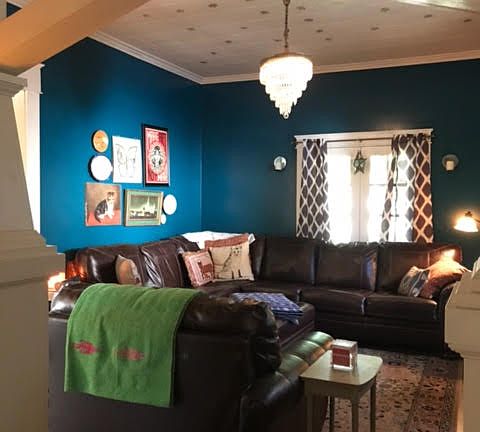 Living, beautiful woodwork