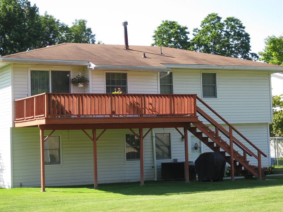 Rear of house