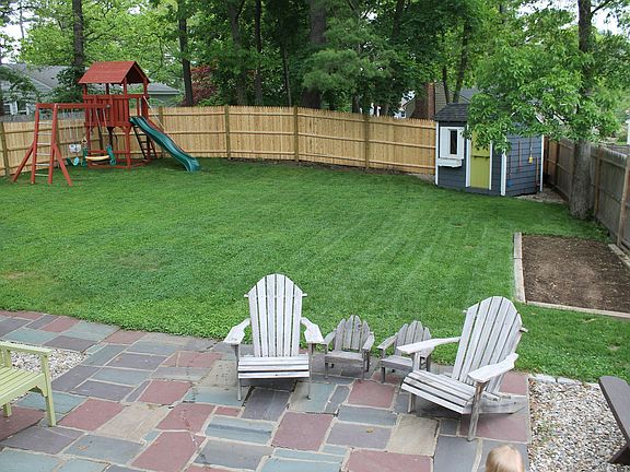 Back Yard with Shed